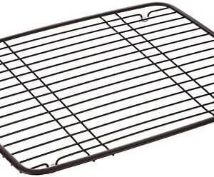 iDesign Axis Kitchen Sink Protector Grid, 10" x 13" x .6", Bronze