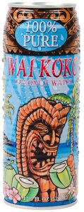 wai koko coconut water 100% pure coconut water, 17.5 fl oz (pack of 12)