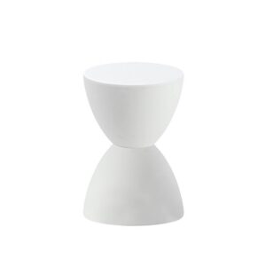 euro style white sallie modern stool