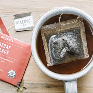 Allegro Tea, Organic Decaf Black Tea Bags, 20 ct