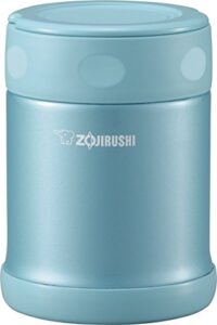 zojirushi stainless steel food jar, 11.8-ounce, aqua blue