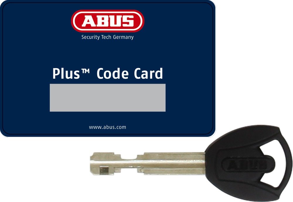 ABUS Diskus 20/80 Heavy Duty Stainless Steel Disk Padlock - Rustproof Circle Storage Lock with 7/16" Shackle - Made in Germany - Keyed Different