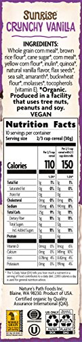 Nature's Path, Organic Gluten-Free Crunchy Vanilla Cereal, 10.6 Oz