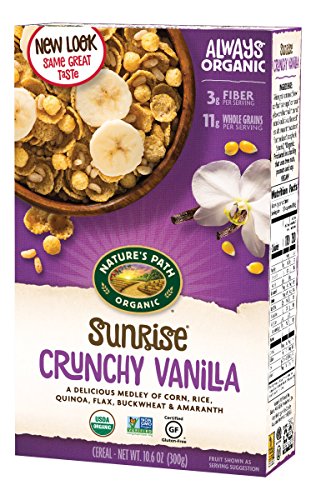 Nature's Path, Organic Gluten-Free Crunchy Vanilla Cereal, 10.6 Oz