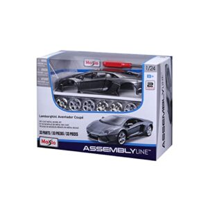 Maisto 1:24 Scale Assembly Line Lamborghini Aventador LP 700-4 Diecast Model Kit (Colors May Vary)