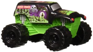 decoset monster jam full throttle fun cake topper, 2-piece toppers set with keepsake truck and decopic