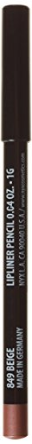 NYX PROFESSIONAL MAKEUP Slim Lip Pencil, Long-Lasting Creamy Lip Liner - Beige