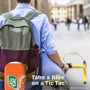 Tic Tac Orange Flavored Mints, 4 Count, On-The-Go Refreshment, 3.4 Oz Each