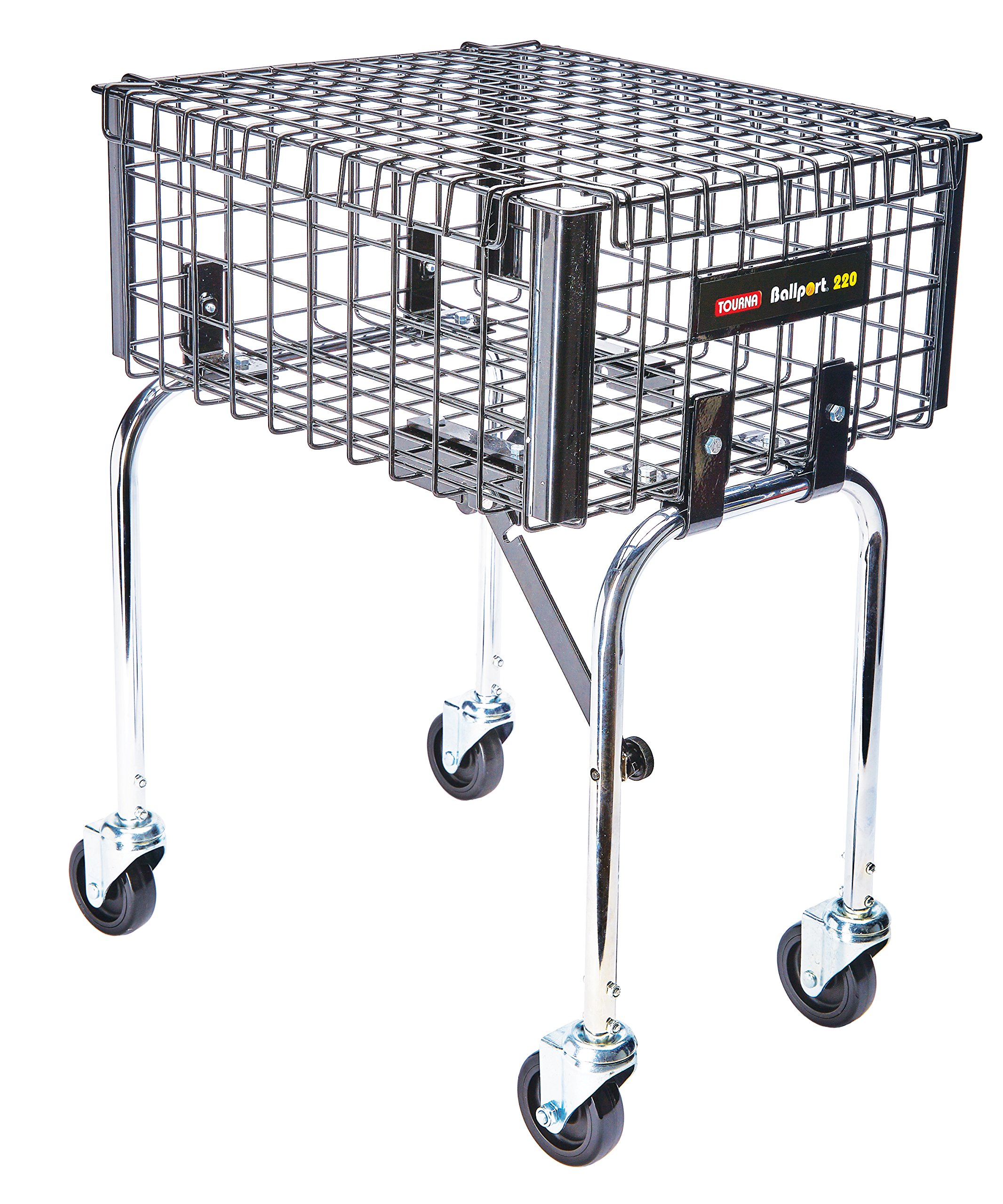 Tourna Ballport 220 Travel Teaching Cart , Black