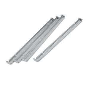 alera alelf3036 two row hangrails for 30" or 36" files, aluminum (pack of 4)