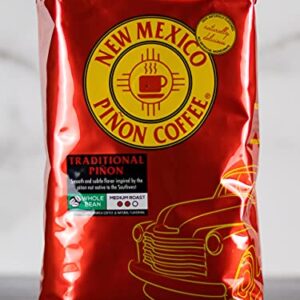 New Mexico Piñon Coffee Naturally Flavored Coffee (Traditional Piñon Whole Bean, 2 pound)