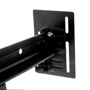 MALOUF Bed Frame Headboard Bracket Modification Plate Vertical Modi, Set of 2, Standard, Black