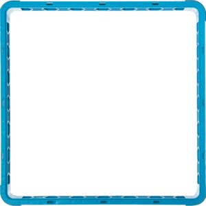 Carlisle FoodService Products RE14 OptiClean Polypropylene Open Glass Rack Extender, 19-3/4" Length x 19-3/4" Width x 1-3/4" Height, Blue (Case of 6)