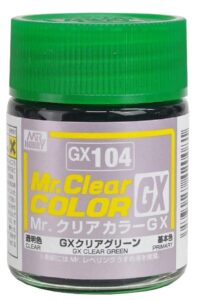 mr. hobby gx104 clear green 18ml, gsi mr. color gx