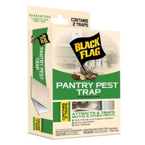 black flag pantry pest glue trap, 2 count