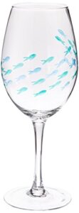 abbott collection blue and green fish goblets