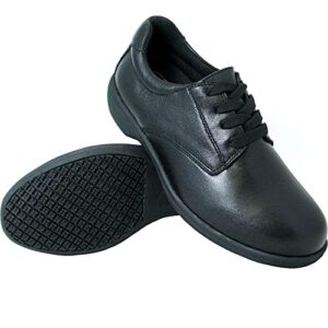 genuine grip 420-7.5w comfort oxford shoes,women,black,pr