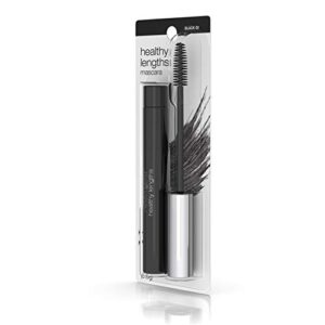 Neutrogena Healthy Lengths Mascara for Stronger, Longer Lashes, Clump-, Smudge- and Flake-Free Mascara with Olive Oil, Vitamin E and Rice Protein, Black 02,.21 oz