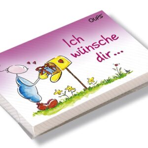 Oups Kärtchenbox - Ich wünsche Dir ...: 24 Kärtchen mit "Ich wünsche Dir"-Sprüchen und herzerfrischenden Illustrationen
