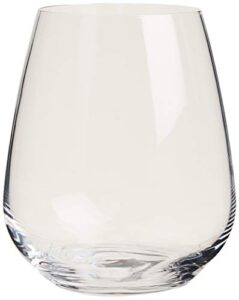 luigi bormioli atelier stemless cabernet wine glass 23-1/4-ounce, set of 6