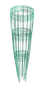 glamos 220500, blazing gemz plant support, 12 by 33-inch, emerald green (pack of 10 supports)