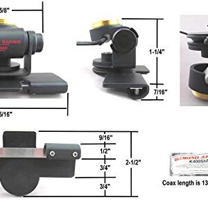 Diamond K400S-NMO Lip Mount, 2-axis Adjustable Antenna Vehicle Mount