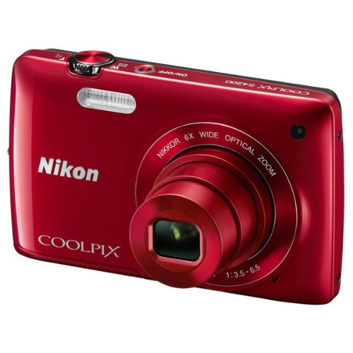 Nikon COOLPIX S4200 16.0 MP Digital Camera (Red)