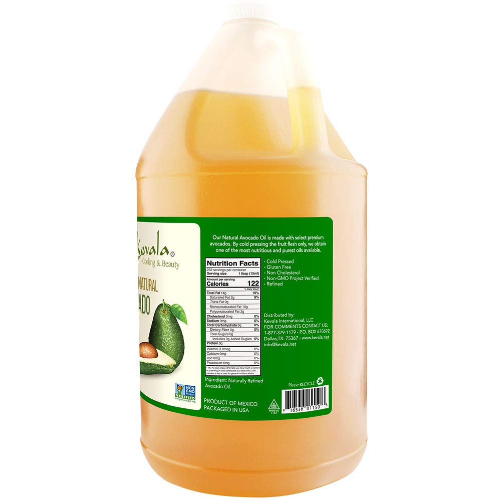 Kevala Avocado Oil, 128 Fluid Ounce