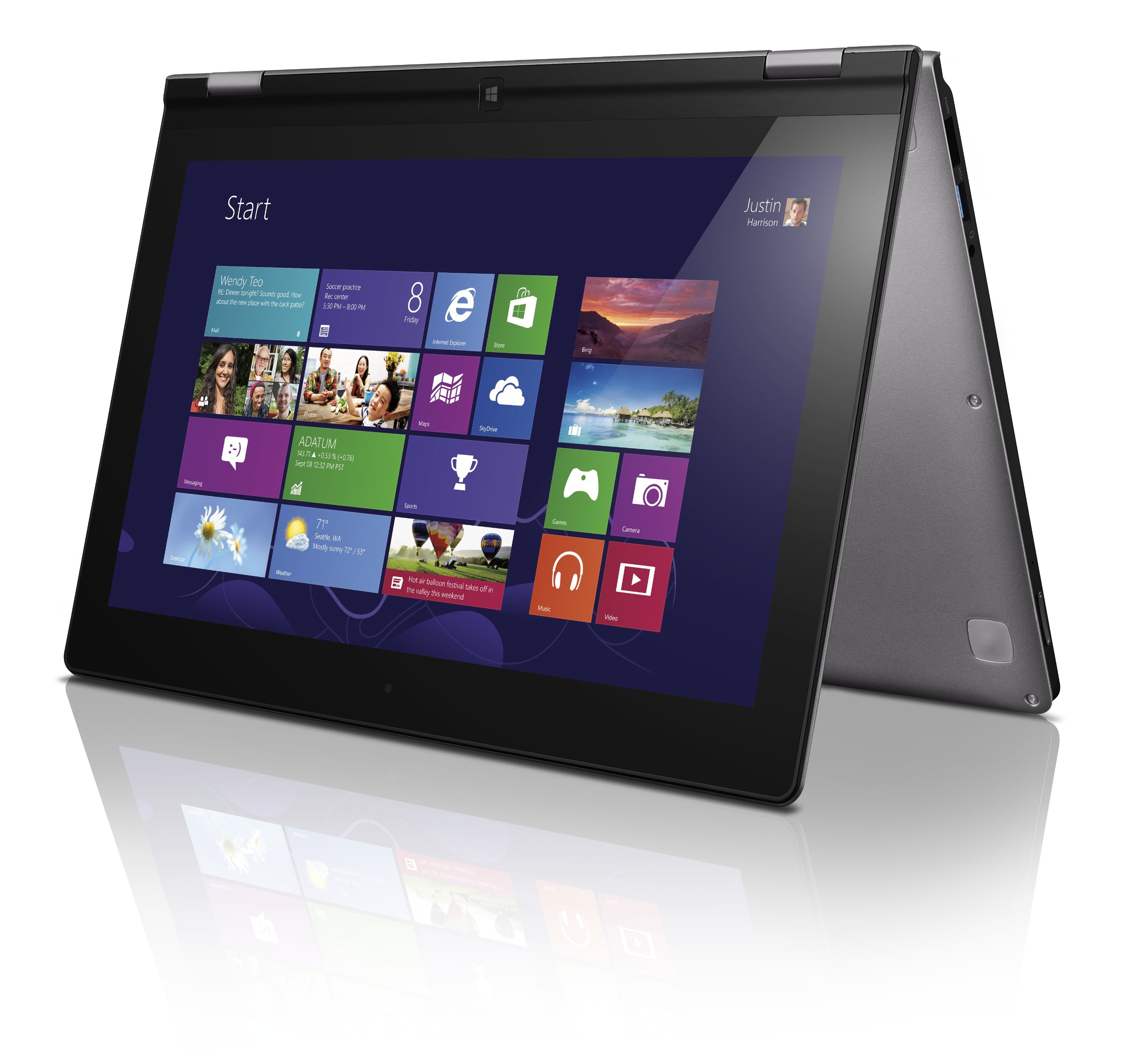 Lenovo IdeaPad Yoga 13 13.3-Inch Convertible 2 in 1 Touchscreen Ultrabook (59359564) Gray