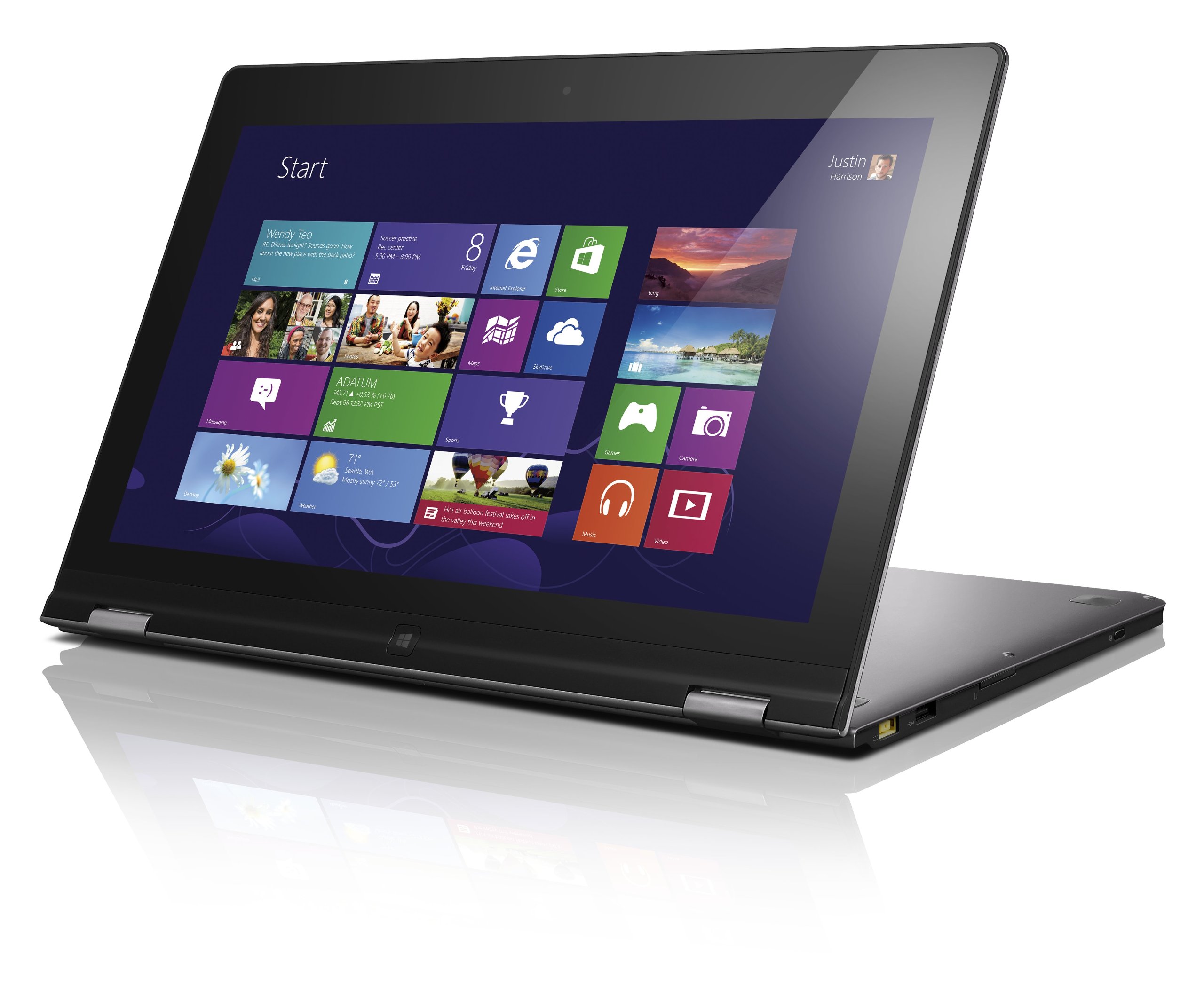 Lenovo IdeaPad Yoga 13 13.3-Inch Convertible 2 in 1 Touchscreen Ultrabook (59359564) Gray