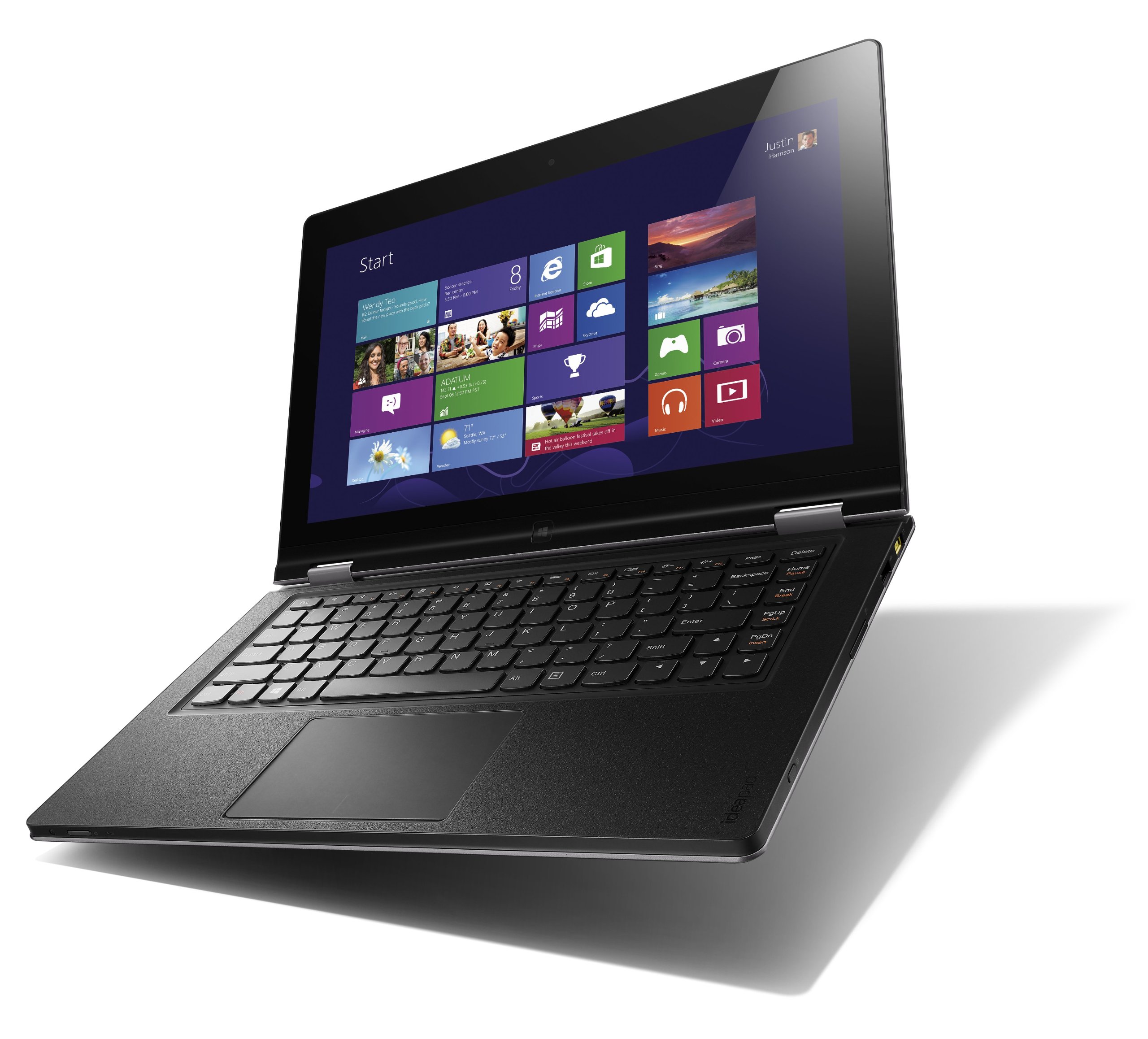 Lenovo IdeaPad Yoga 13 13.3-Inch Convertible 2 in 1 Touchscreen Ultrabook (Gray) 2013 Model