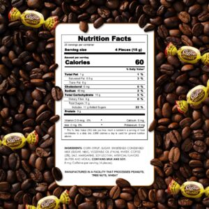 Colombina Coffee Delight Hard Candy - Pack of 100 Gluten Free Coffee-Flavored Candies Made w/Real Colombian Coffee (100 Count) - (13.4oz - 380g)