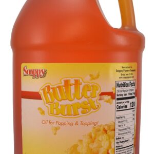 Snappy Butter Burst Popcorn Oil, 1 Gallon