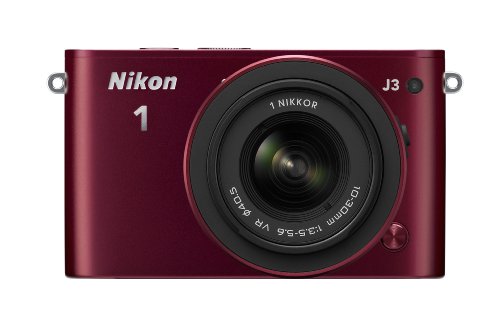 Nikon 1 J3 14.2 MP HD Digital Camera Body Only (Red)