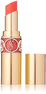 yves saint laurent rouge volupte shine lipstick no.12 corail incandescent for women, 0.15 ounce