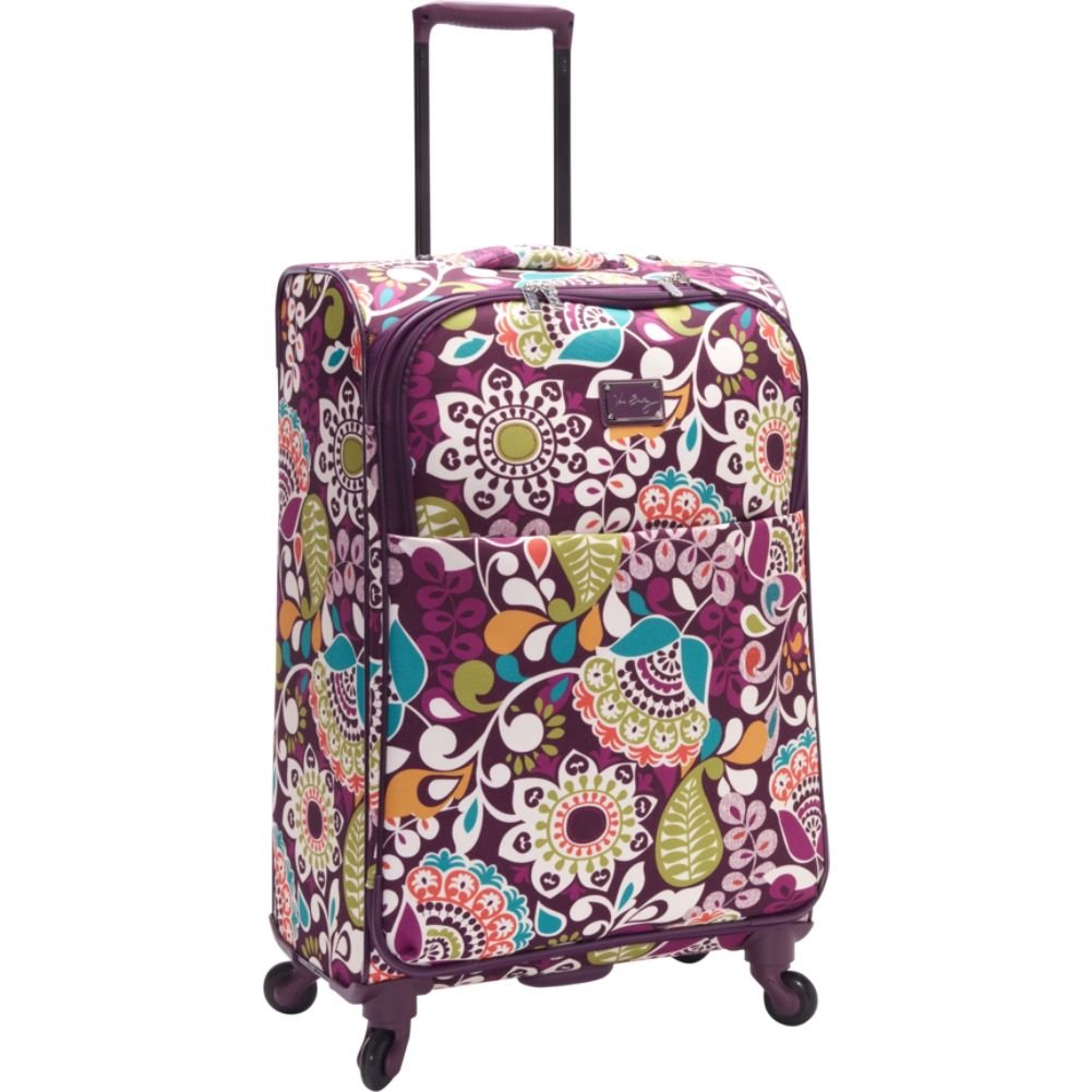 Vera Bradley 27" Spinner Rolling Luggage in Plum Crazy