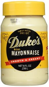 dukes real mayonnaise - two 8 fl oz jars