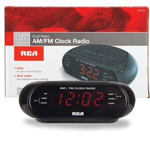 rca dual wake clock radio