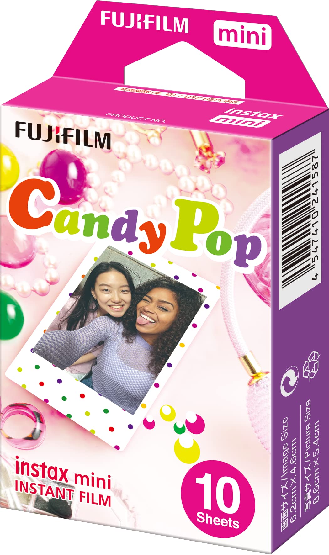 Instax Mini Candy Pop Instant Film (10 Color Prints) [International Version]