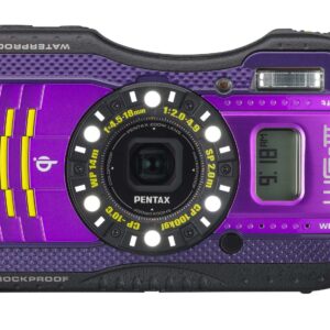 Pentax Optio WG-3 GPS purple 16 MP Waterproof Digital Camera with 3-Inch LCD Screen (Purple)