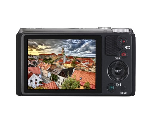 Casio High Speed Exilim Ex-ZR700 Digital Camera Black EX-ZR700BK - International Version (No Warranty)