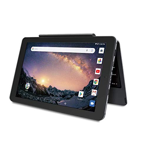 2018 RCA Galileo Pro 11.5" 32GB Touchscreen Tablet Computer with Keyboard Case Quad-Core 1.3Ghz Processor 1GB Memory 32GB HDD Webcam Wifi Bluetooth Android 6.0 - Charcoal