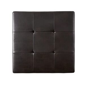 Christopher Knight Home Burlington Leather Storage Ottoman, Brown