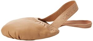 capezio womens leather pirouette ii dance shoe, nude, large us