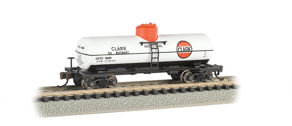 Bachmann Industries Acf 36'-6" 10,000-Gallon Single-Dome Tank Car Clark, N Scale