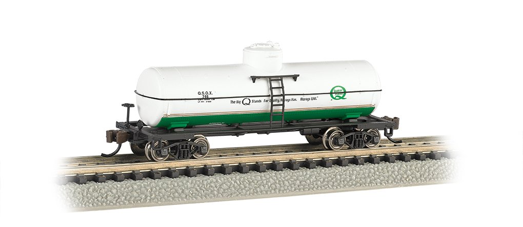 Bachmann Industries Acf 36'-6" 10,000-Gallon Single-Dome Tank Car Quaker State, N Scale