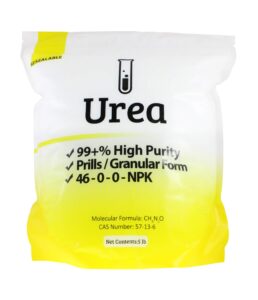 10 lb prilled urea 46.0% minimum nitrogen high quality commercial grade 98.5+% purity
