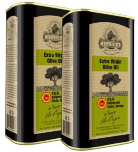 ellora farms single estate traceable extra virgin olive oil 1 liter pdo tins | 2 pack