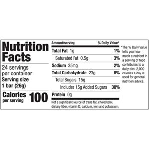 Now and Later Candy, Watermelon, 0.93ounce Bars (Pack of 24)