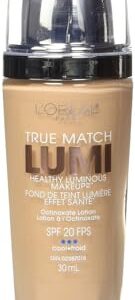 L'Oreal Paris True Match Lumi Healthy Luminous Makeup, C4 Shell Beige, 1 fl; oz.
